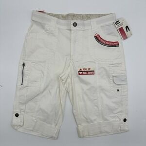 Lee Roll Up Down Capri Pants Womens 10 Petite White Comfort Waist Stretch NWT